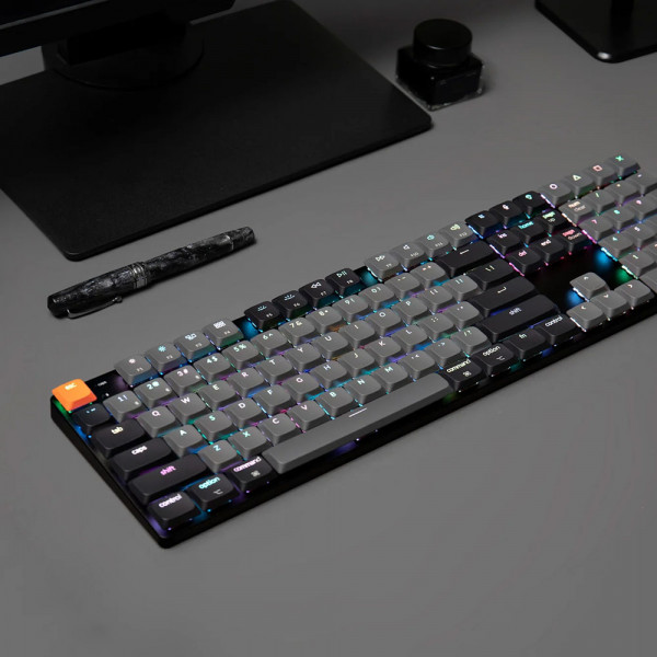 Keychron K5 QMK (Ver.2) Wireless White Backlight (Keychron Red Switch)